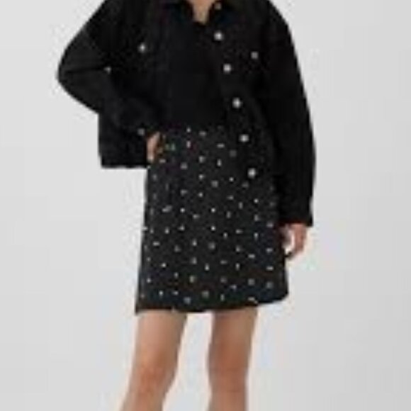 GAP Factory Dresses & Skirts - GAP Polka Dot Print Tie-Waist Mini Skirt/NWT/S